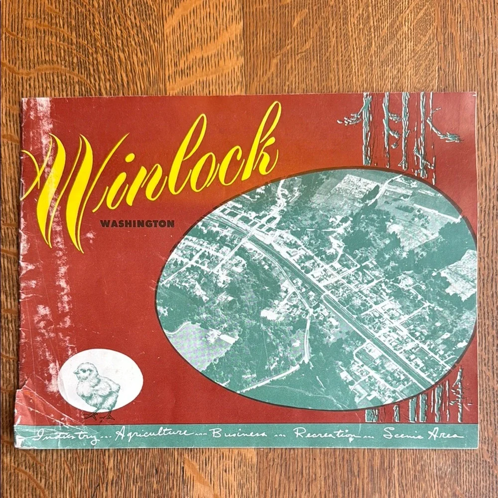 Vintage promotional booklet re Winlock, Washington w focus on poultry/hatchery